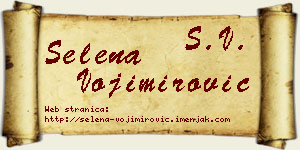 Selena Vojimirović vizit kartica